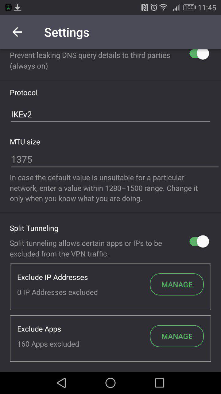 Menggunakan Split Tunneling pada VPN di Ponsel Android